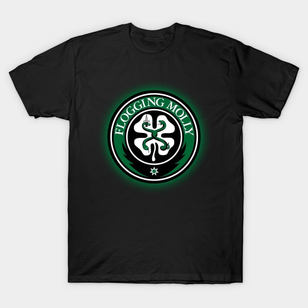 Molly Celtic punk band T-Shirt by Swiss and Chips